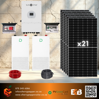 16kW Sunsynk Hybrid Solar System - Fully Installed